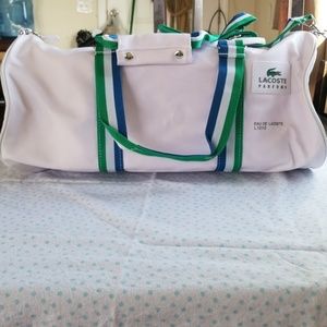 NWOT Lacoste Gym/Duffle Bag